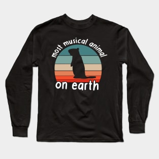 Marmot Music Alps Whistle Instrument Sleep Long Sleeve T-Shirt